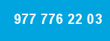 977 776 22 03 977 776 22 03